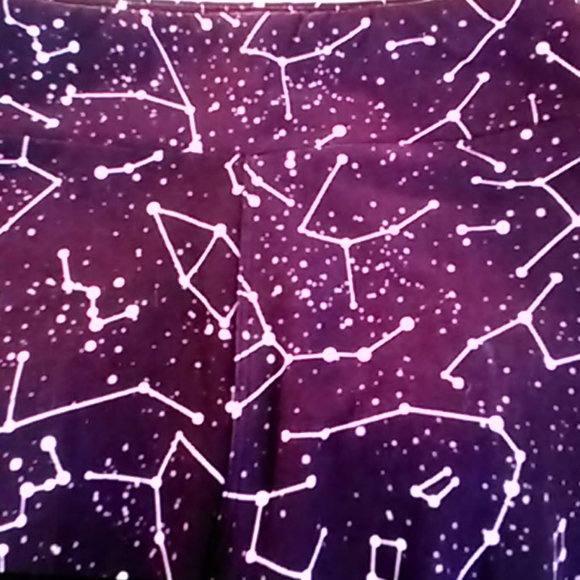 NWT Lularoe leggings space constellation's unicorn - Picture 2 of 6